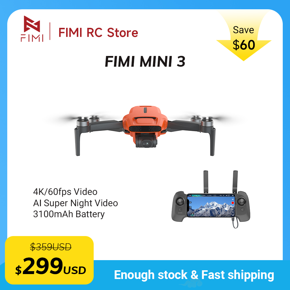 FIMI MINI 3 Camere Drone 4K 60 - огляд і ціна Drone Camera Lens
